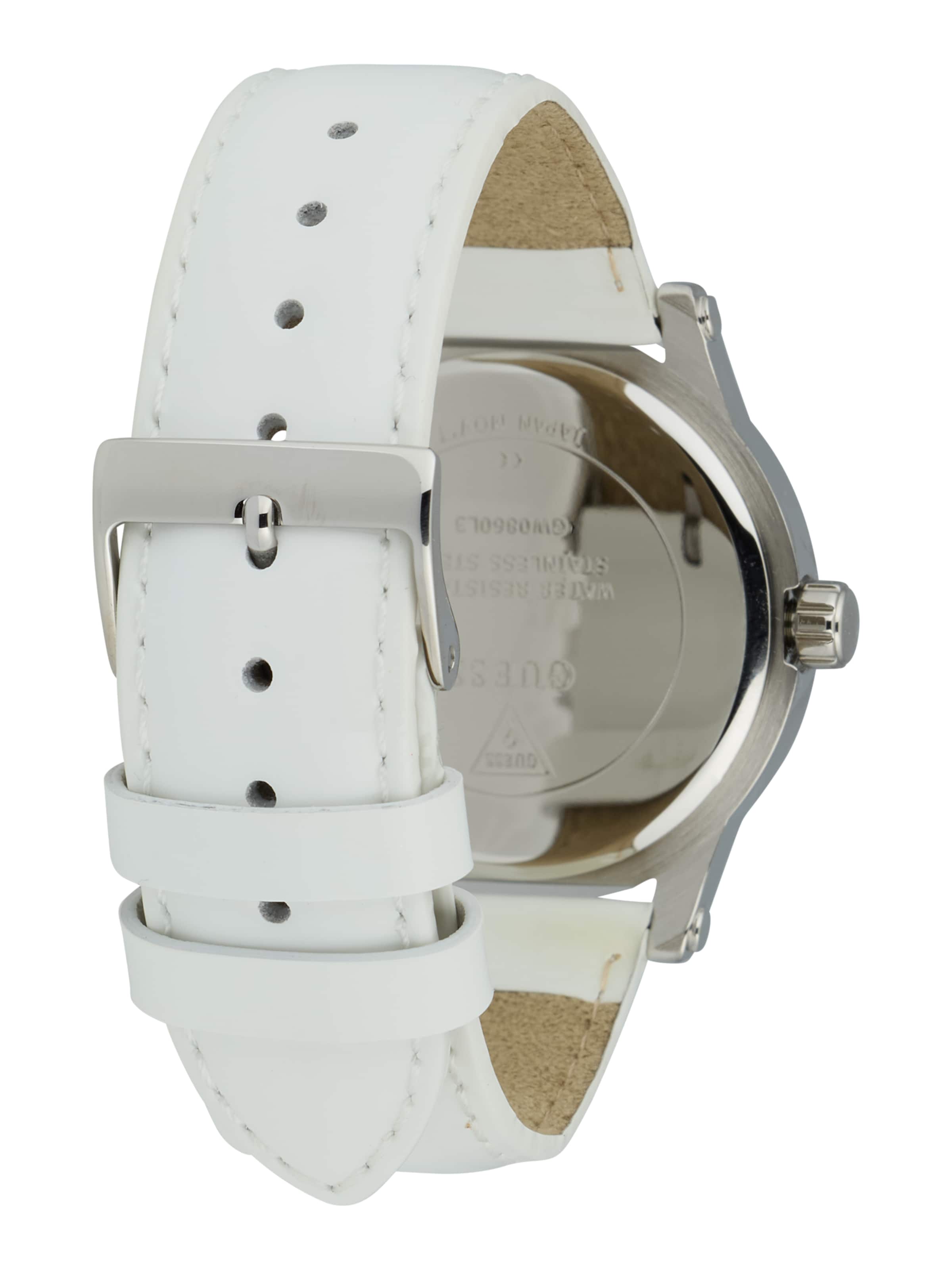 GUESS - Reloj analógico en blanco