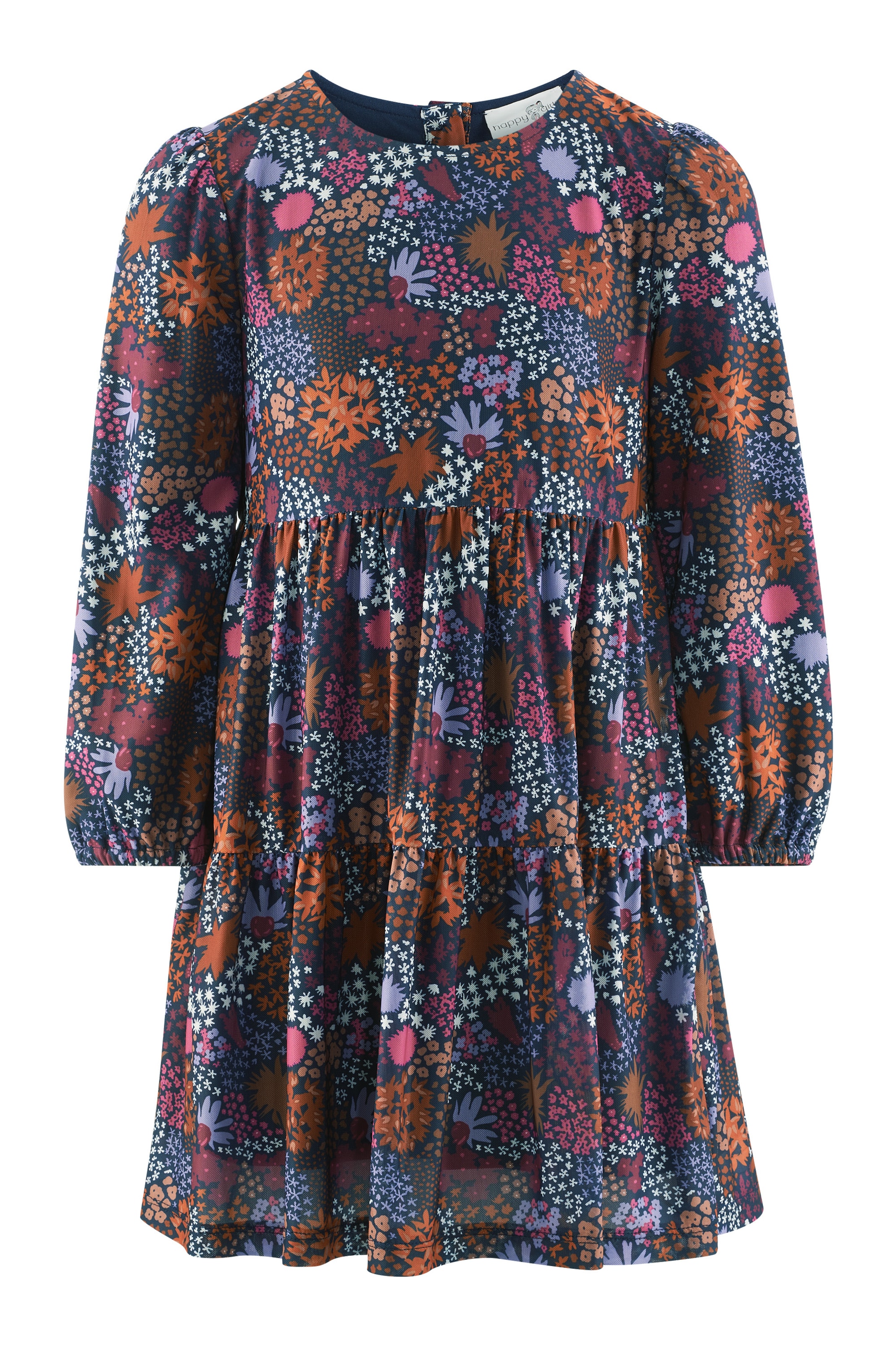 happy girls Šaty - Modrá: predná strana