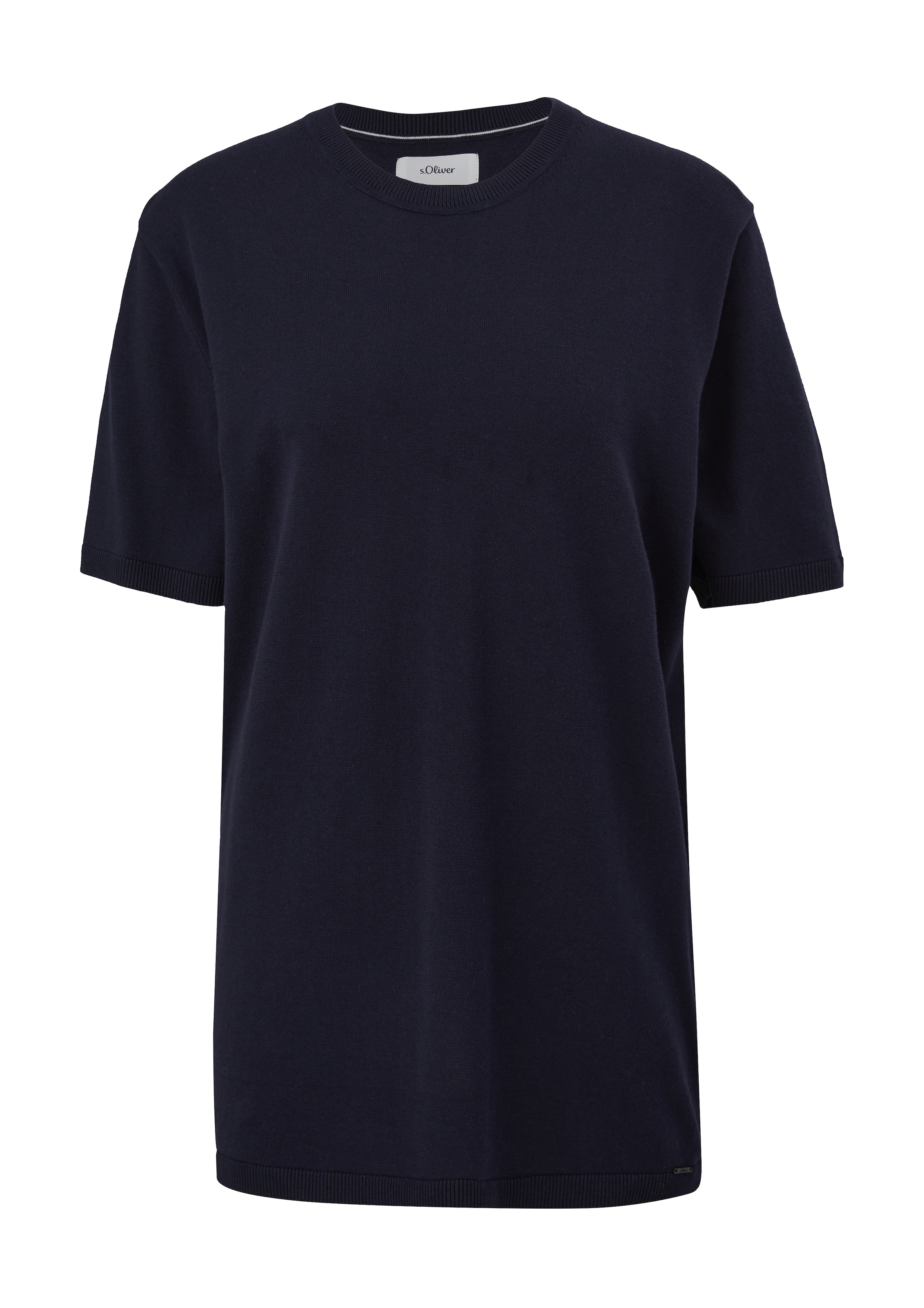 s.Oliver BLACK LABEL Trui in Blauw: voorkant