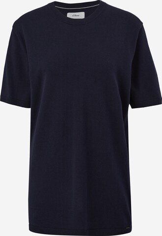 s.Oliver BLACK LABEL Sweater in Blue: front