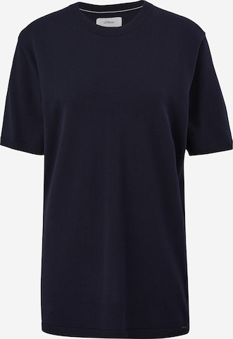 Pull-over s.Oliver BLACK LABEL en bleu : devant