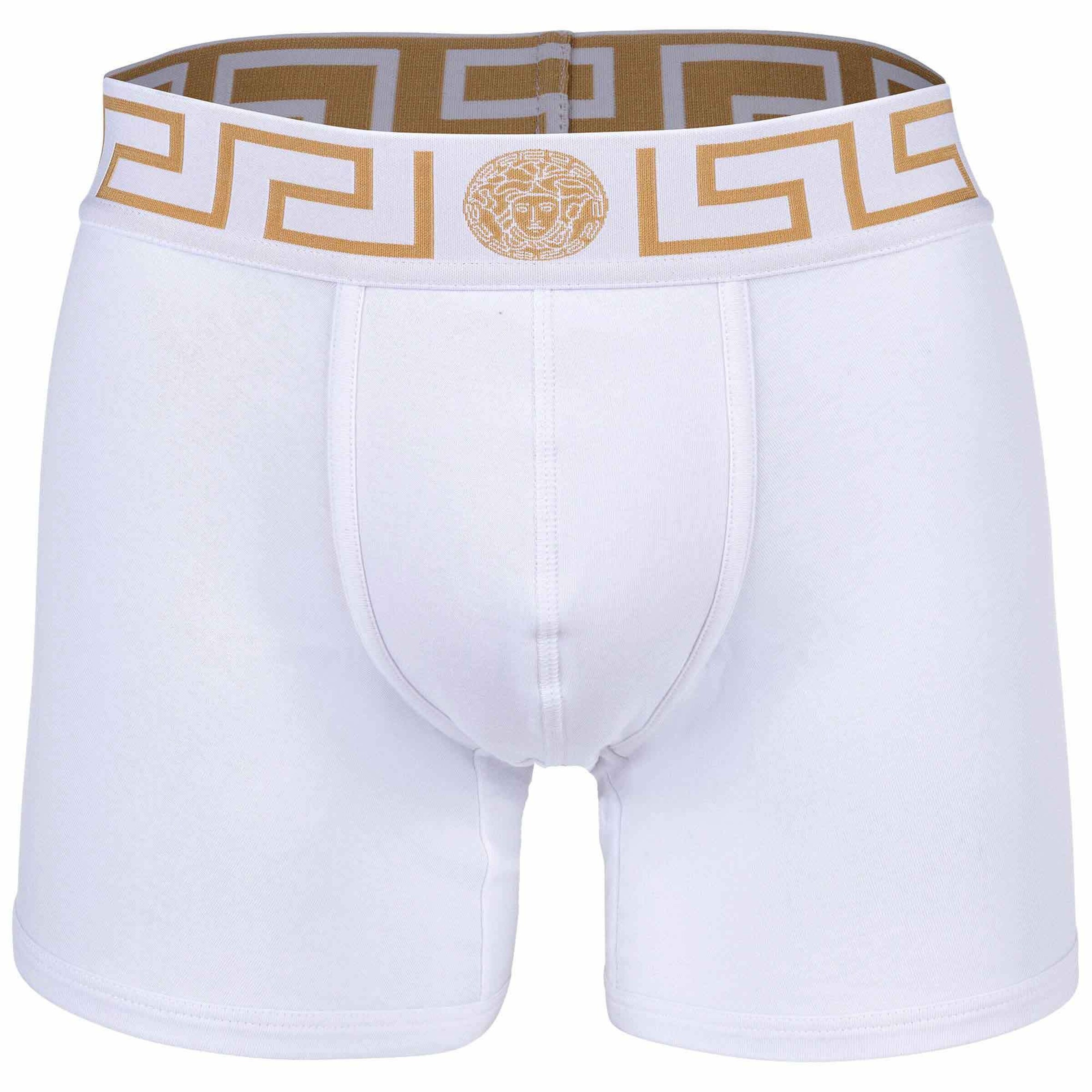 Boxer di VERSACE in bianco: frontale