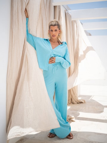 Regular Pantalon MYLAVIE by Sarah Harrison en bleu