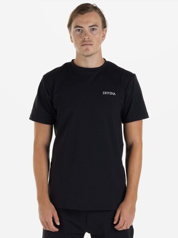 Divina T-shirt in Schwarz: Vorderseite