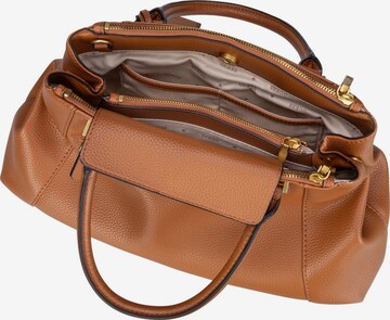 GUESS Handbag 'Laryn Luxury Satchel' in Brown