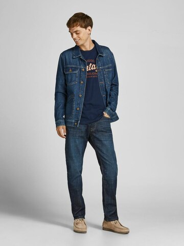 JACK & JONES Regularen Kavbojke 'Mike' | modra barva