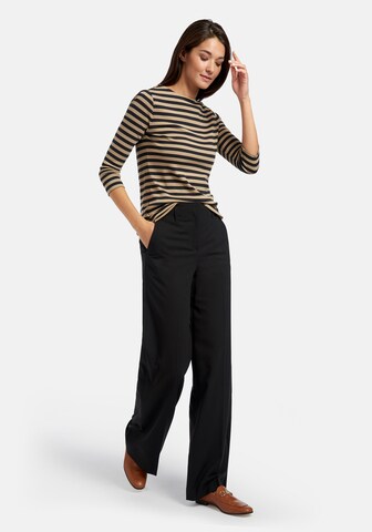 Wide Leg Pantalon Peter Hahn en noir