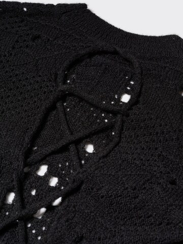 MANGO Sweater 'EVREN' in Black