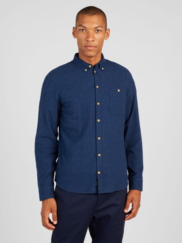 BLEND - Regular Fit Camisa em azul: frente