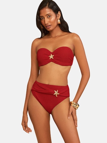 love & roses Góra bikini w kolorze czerwony: przód