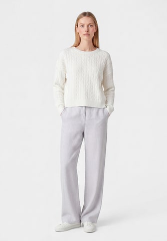 usha WHITE LABEL - Pullover 'Minimalistic' em branco
