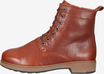 THINK! Lace-Up Ankle Boots in Brown