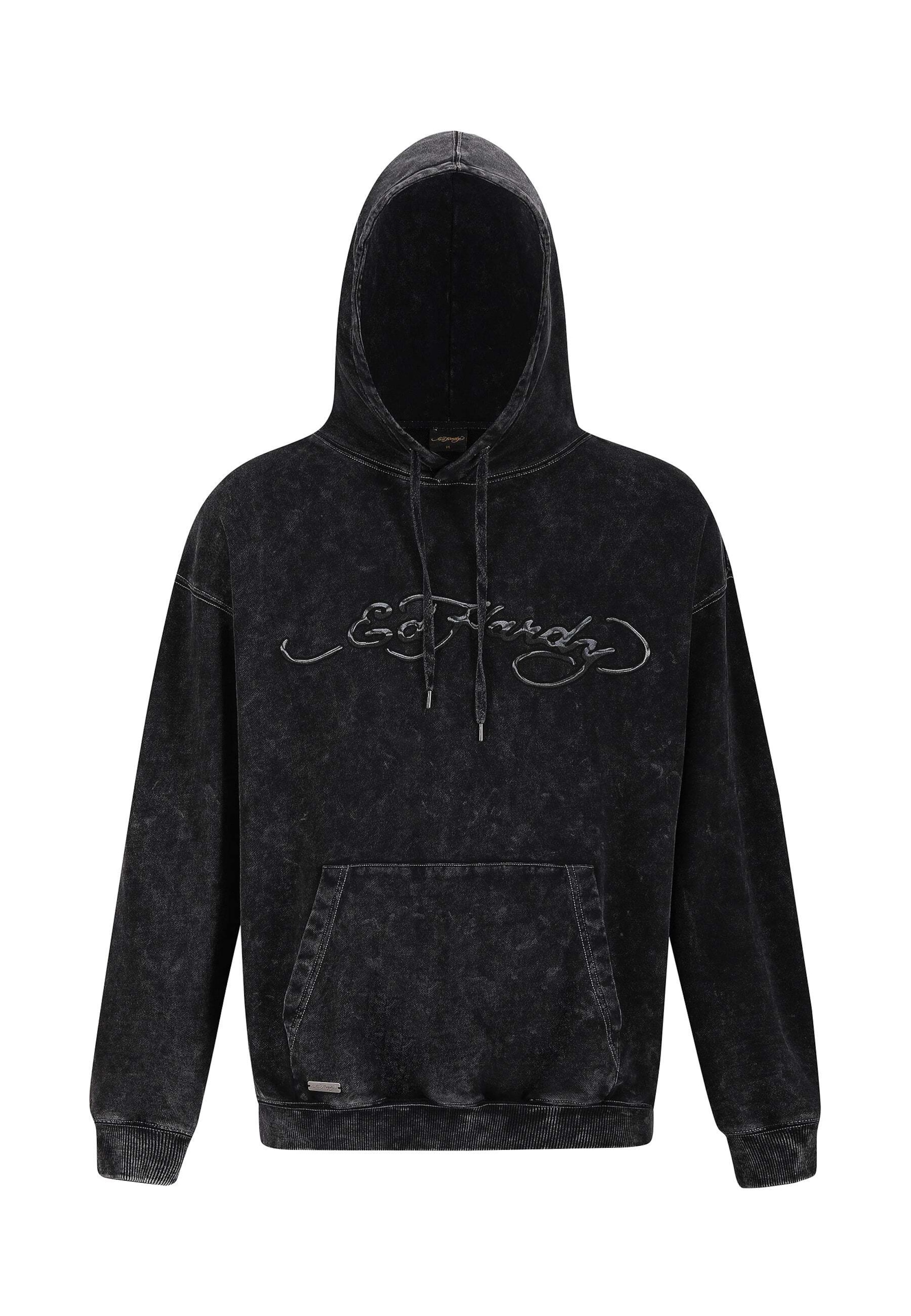Pull-over 'California Tour' Ed Hardy en noir