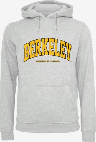 Merchcode Sweatshirt 'Berkeley University' in Grijs: voorkant