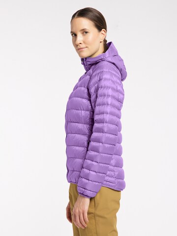 Haglöfs Outdoor Jacket 'Roc Down' in Purple