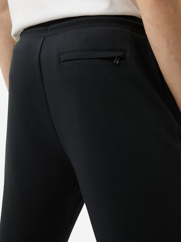 BOGNER Regular Trousers with creases 'Reed' in Black