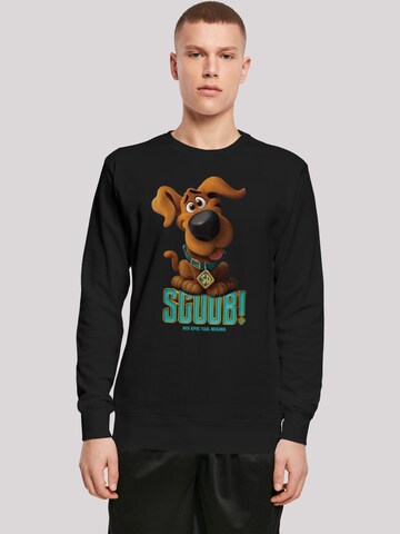 F4NT4STIC Sweatshirt 'Puppy Scooby' in Schwarz: predná strana