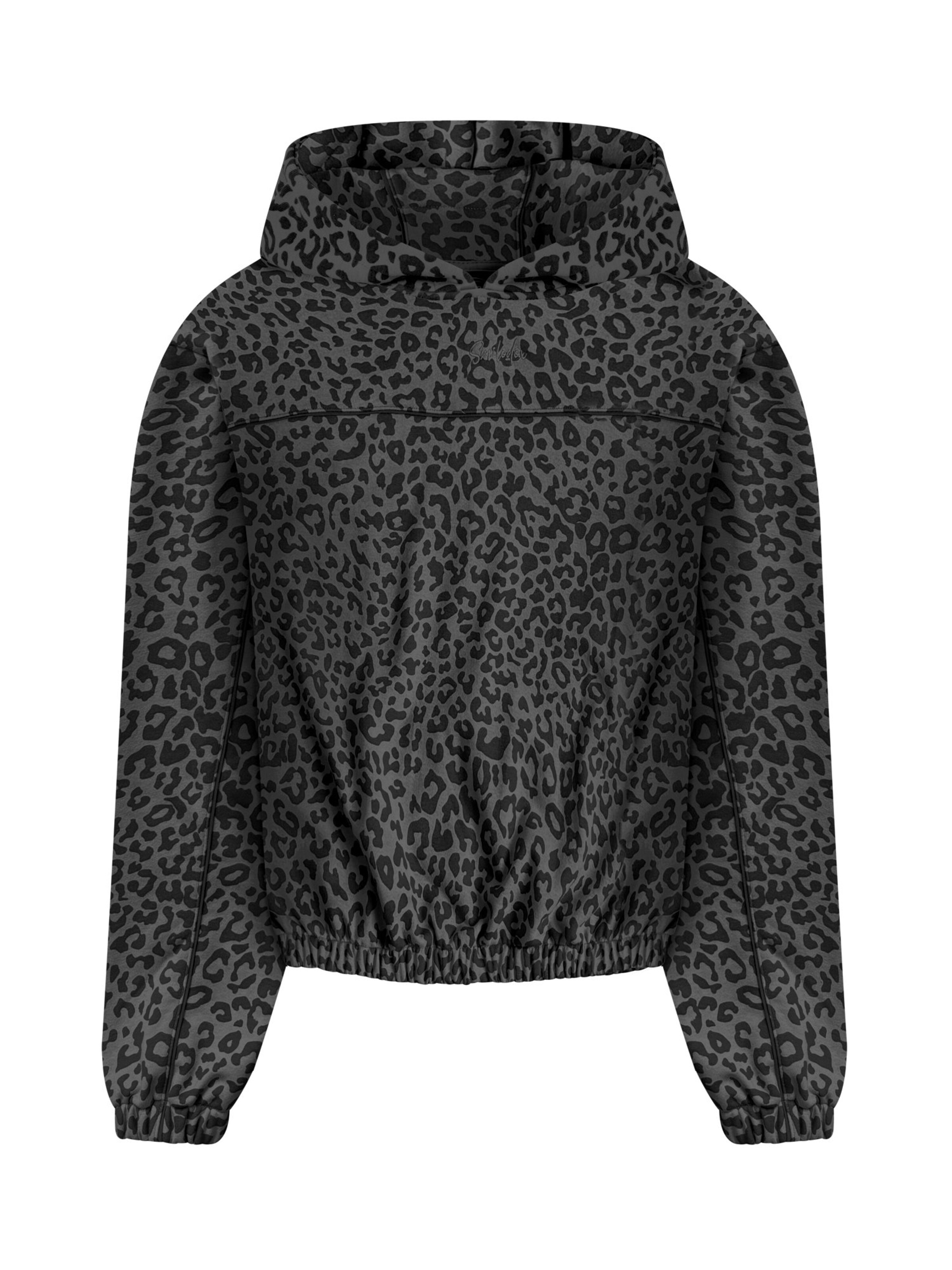 Smilodox Sweatvest in Zwart: voorkant