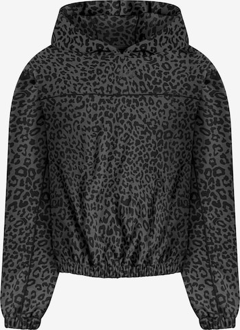 Veste de survêtement Smilodox en noir : devant