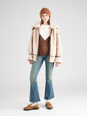 VERO MODA Sweater 'VMPLAZA' in Beige