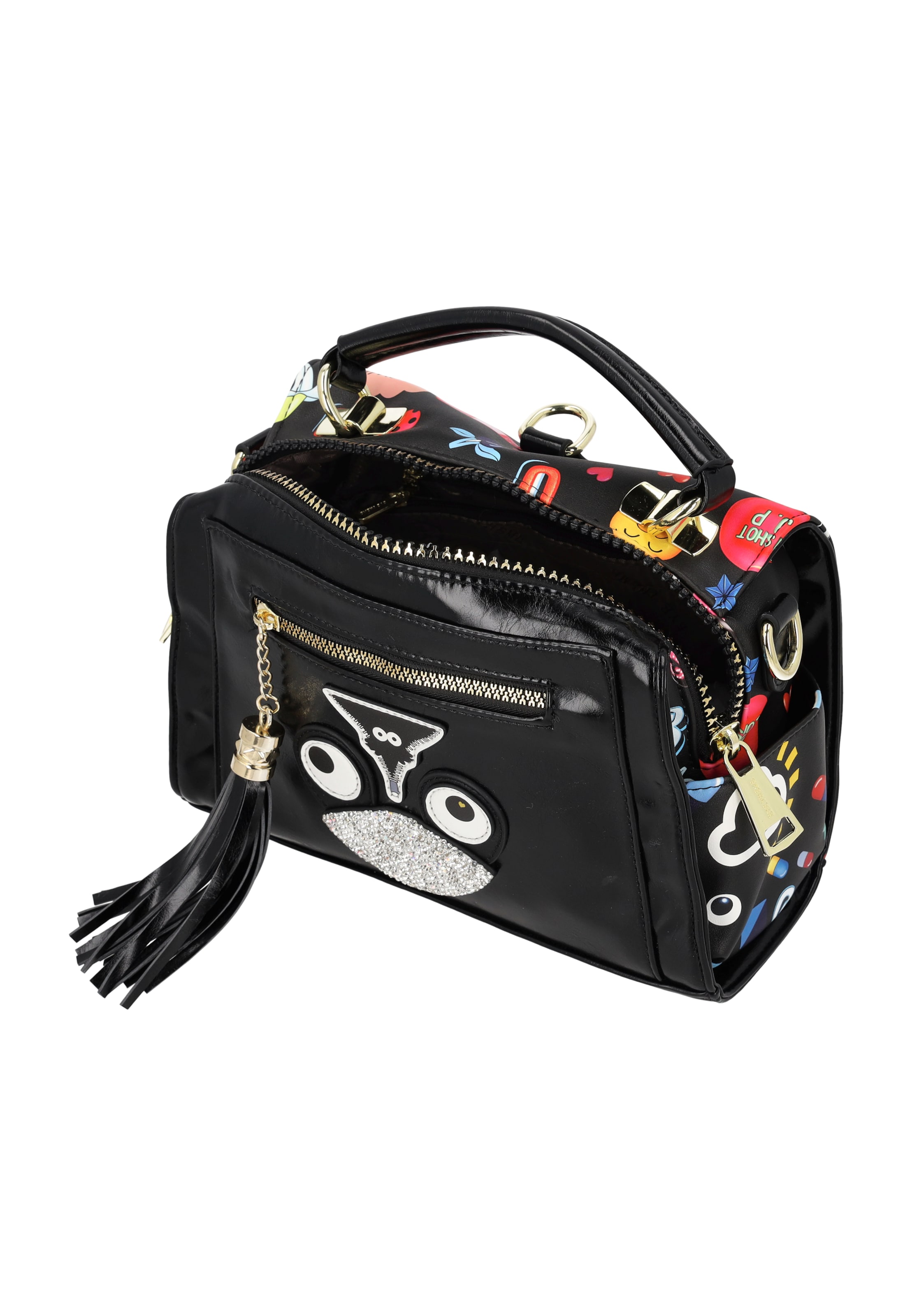 myMo Pop - Bolso de hombro 'Eye Theme' en negro