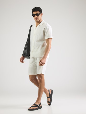 JACK & JONES Rovný strih Joggingová súprava 'JJETYSON' - Biela