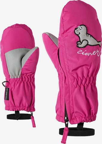 ZIENER Athletic Gloves 'LE ZOO' in Pink: front