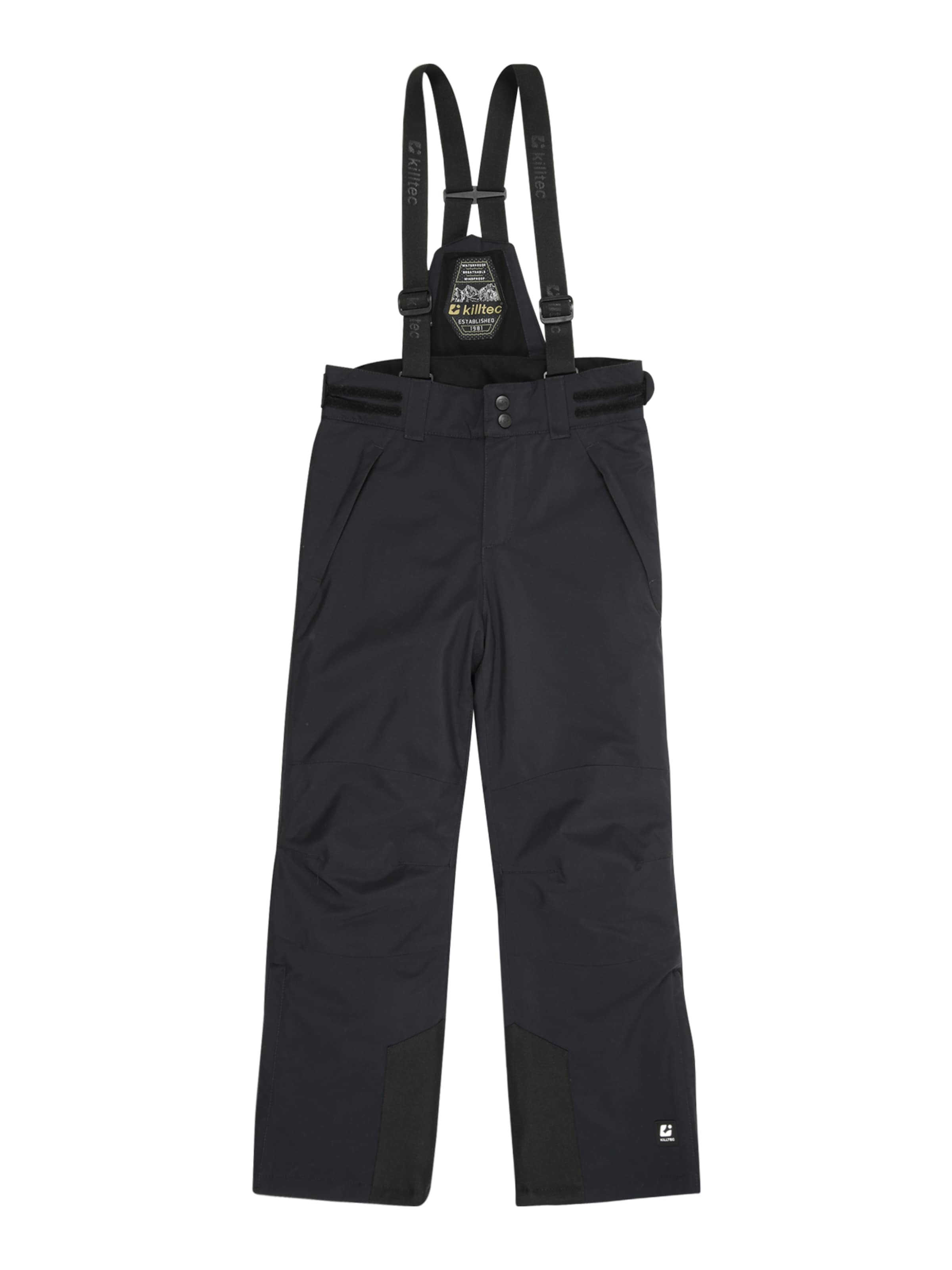 KILLTEC Обычный Спортивные штаны 'KSW 214' в Черный: спереди