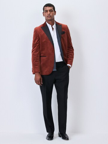 Next Slim fit Zakó - barna