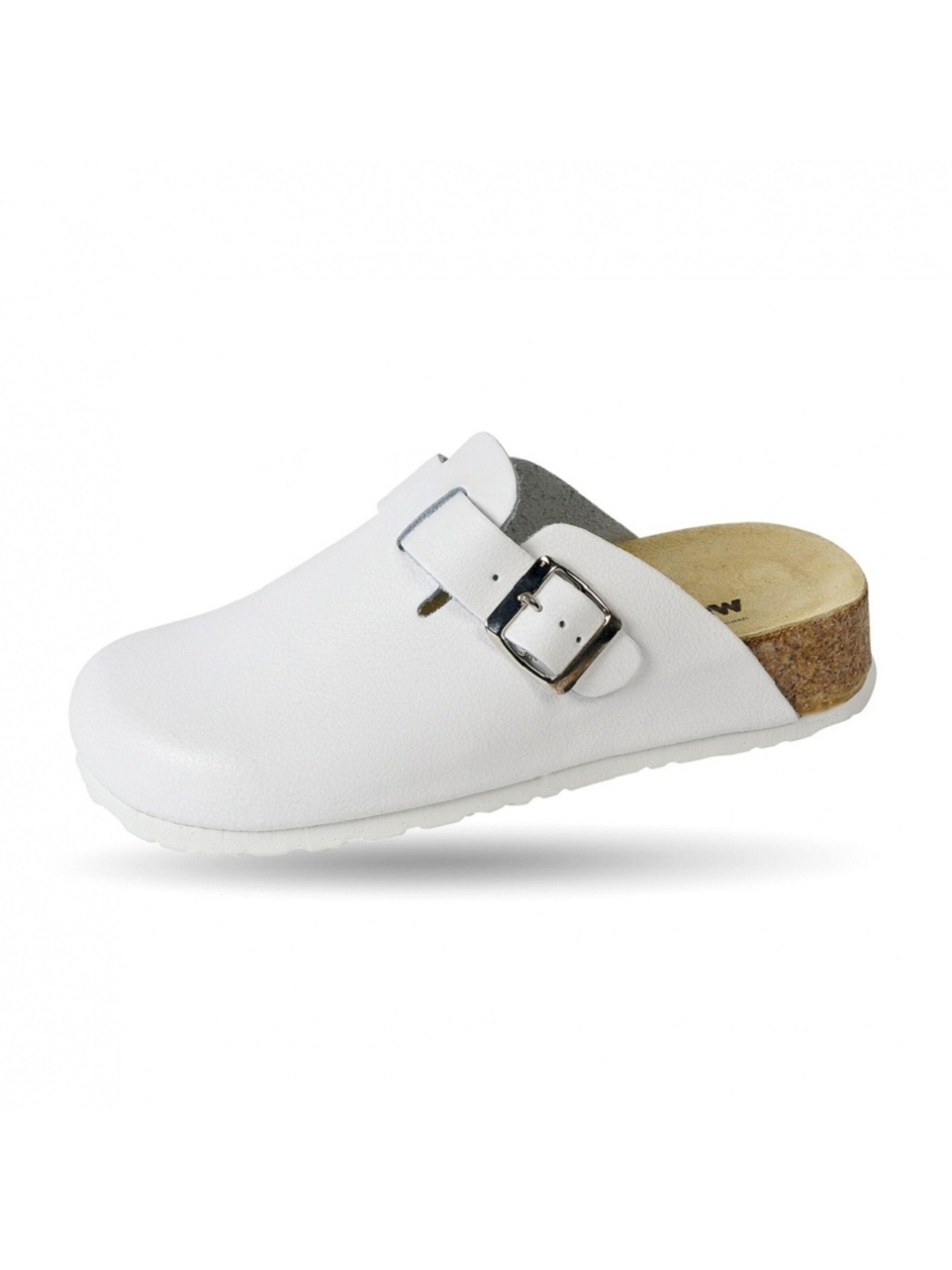 Weeger Clogs 'Clog Keils. Art.41520-10'‌‌‌‌‌‌ in Weiß: Vorderseite