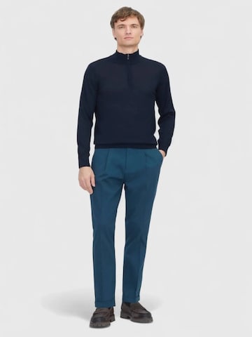Ramsey Knit cardigan in Blue