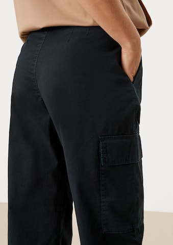 Loosefit Pantaloni cargo di s.Oliver in nero