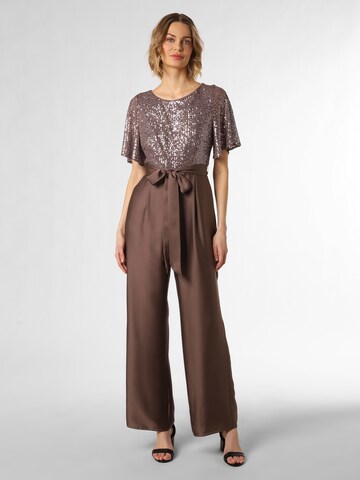 SWING Jumpsuit in Bruin: voorkant