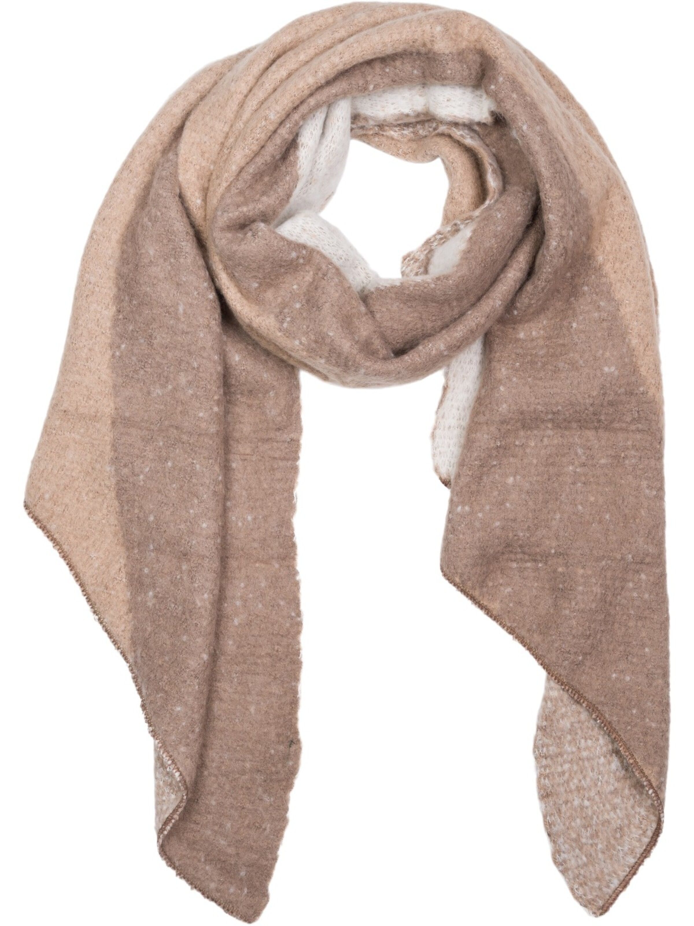 styleBREAKER Oversizeschal 'Asymmetrischer Web Schal 3-Farbig'‌‌‌‌‌‌‌ in Grau: Vorderseite