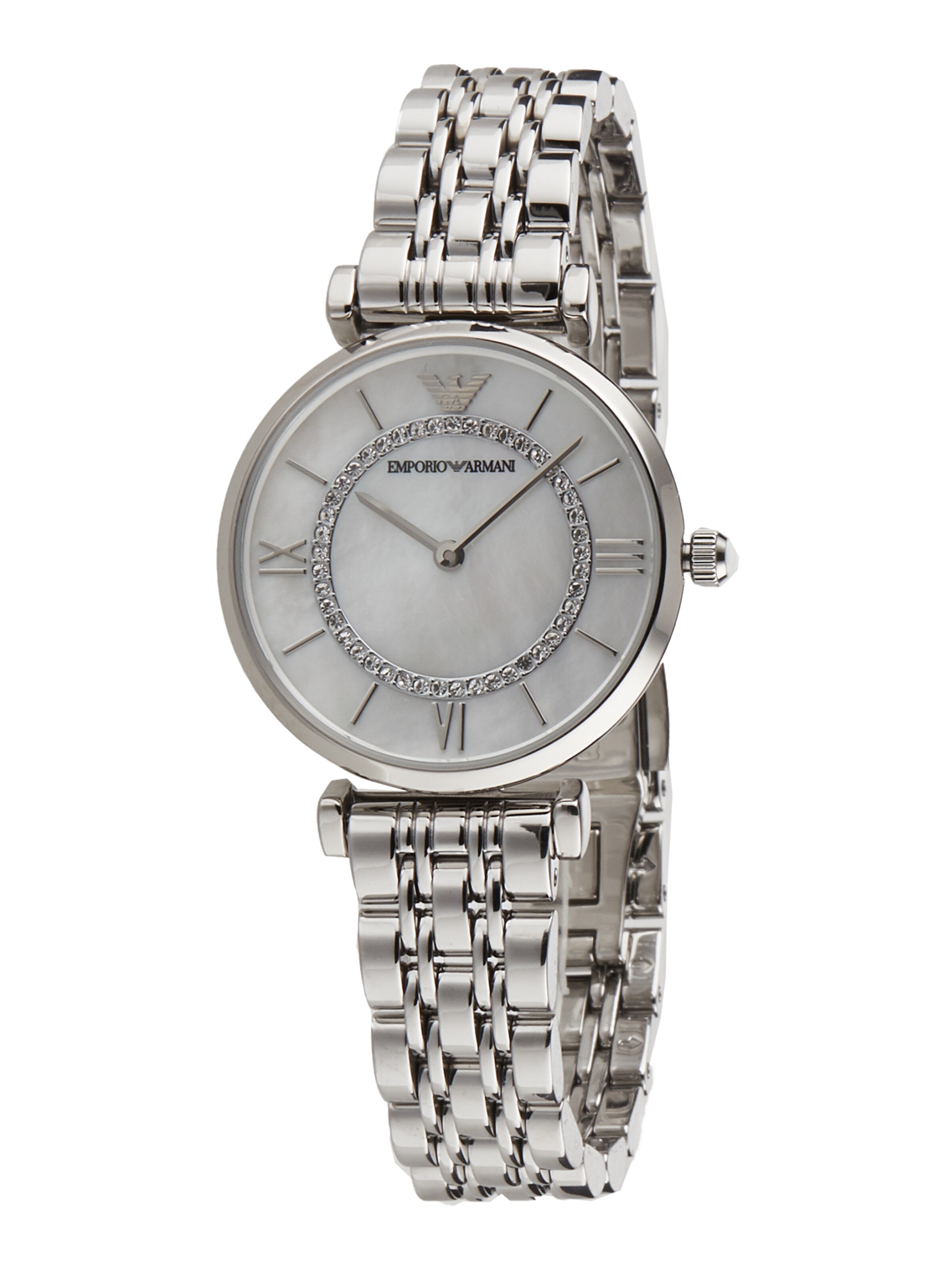 Emporio Armani Analoginen kello värissä hopea: etupuoli