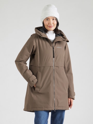 Veste outdoor 'Helle' Didriksons en marron : devant