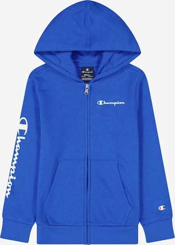 Champion Authentic Athletic Apparel Sweatvest in Blauw: voorkant