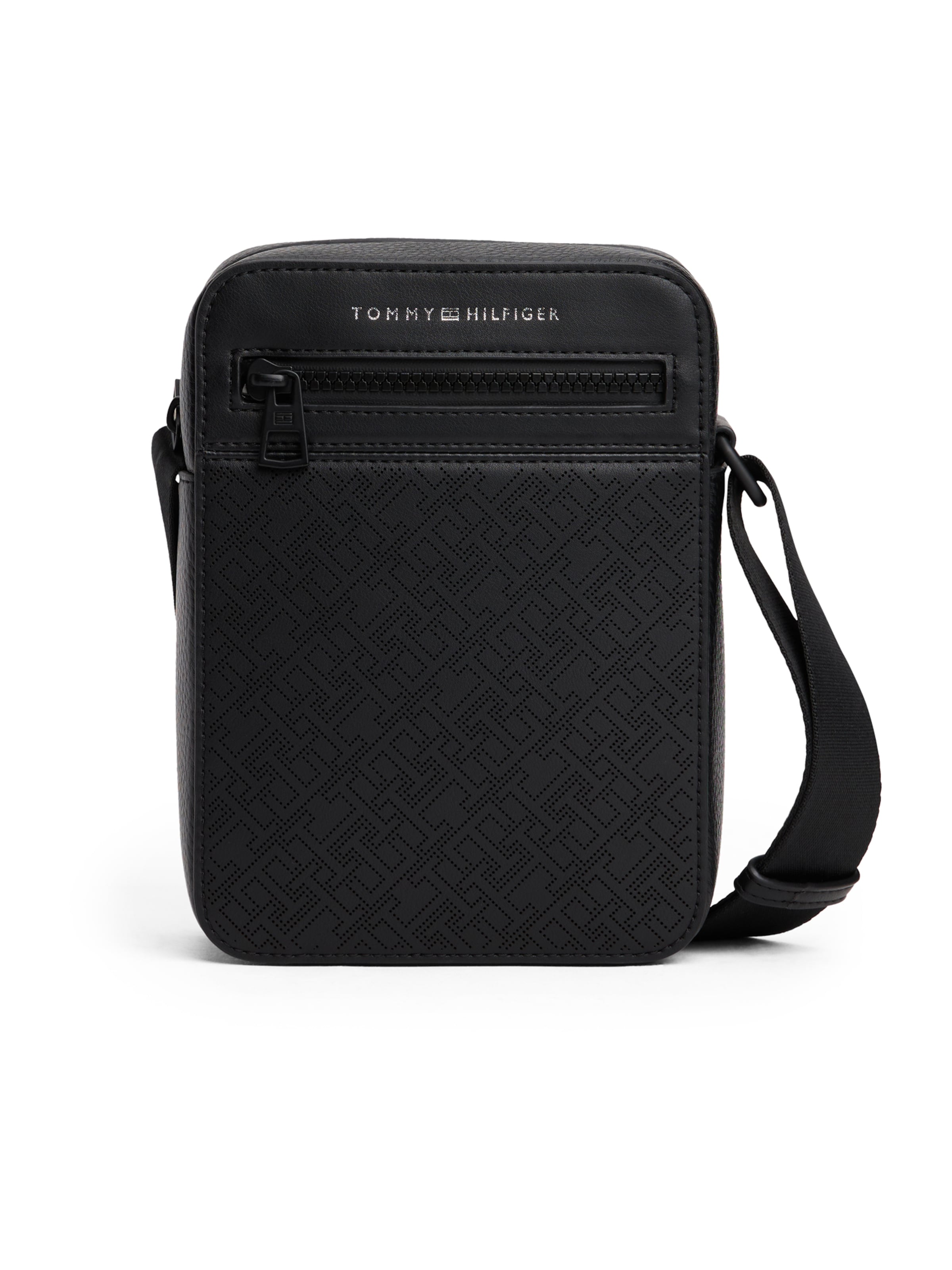 TOMMY HILFIGER Schoudertas in Zwart: voorkant