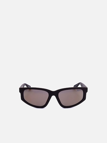 Occhiali da sole 'Adidas Original OR0107 Shiny black 55/18/135 Women Sunglasses' di ADIDAS ORIGINALS in marrone: frontale
