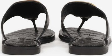 Kazar T-bar sandals in Black