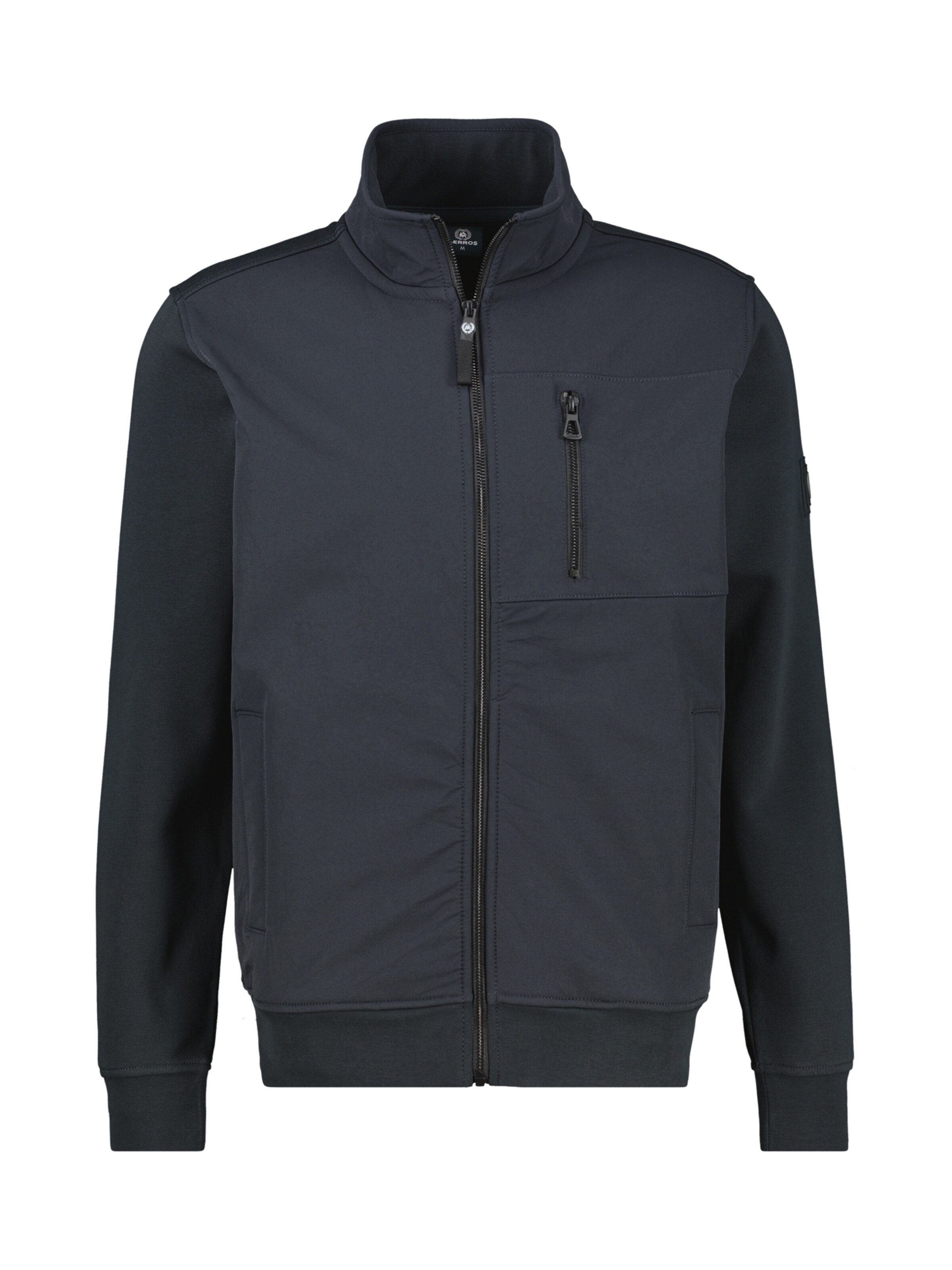 LERROS Sweatvest in Blauw: voorkant