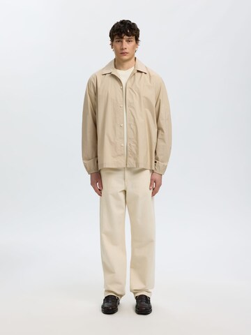 SELECTED Comfort Fit Skjorte i grå