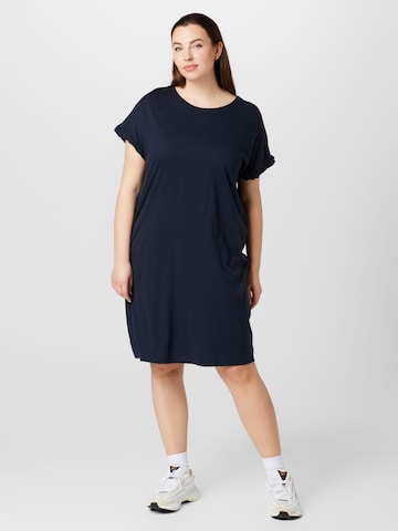 Vero Moda Curve Dress 'DANA' in Blue: front