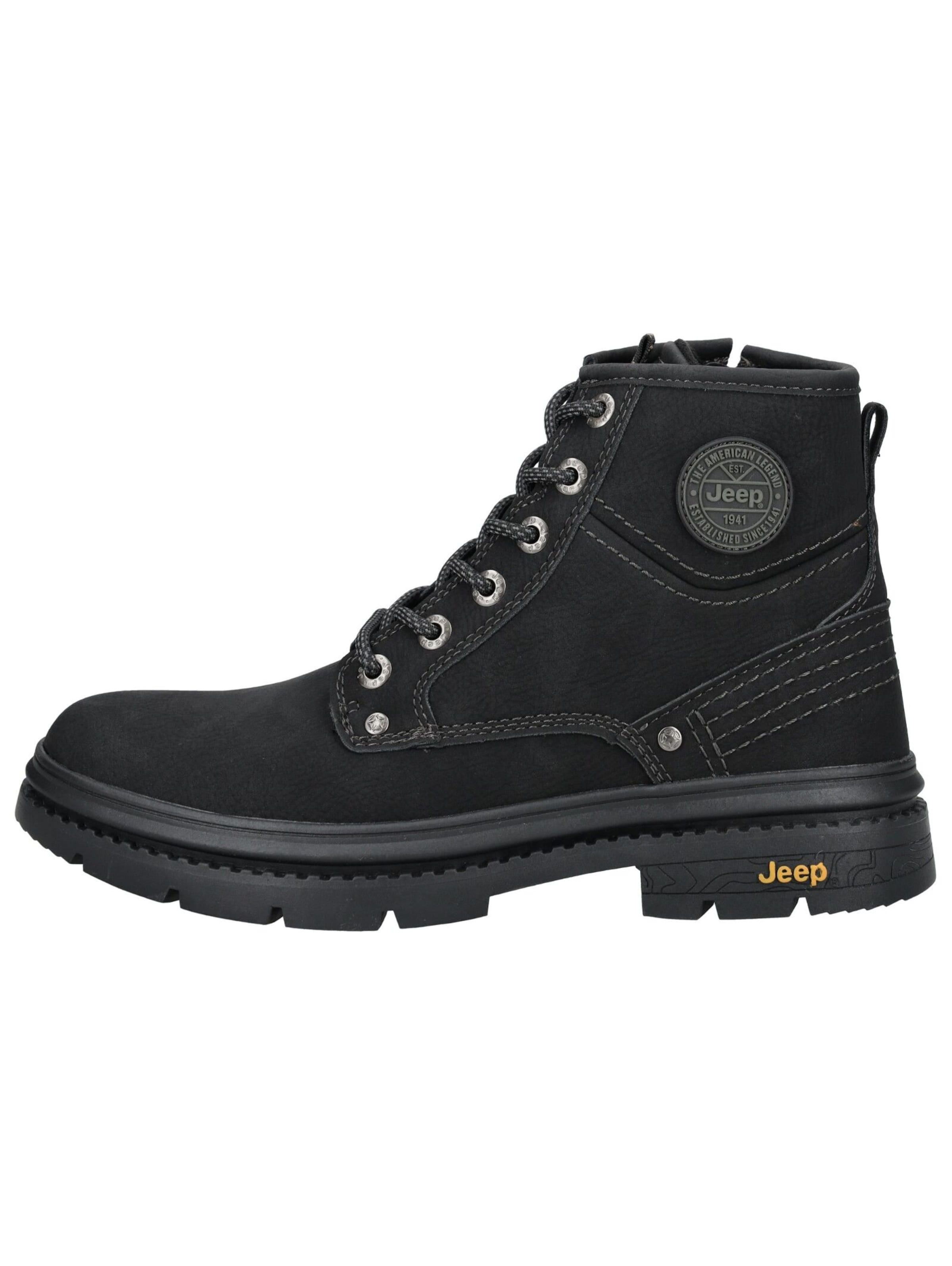 Boots stringati di Jeep in nero