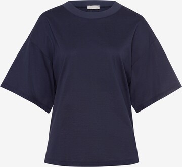 Hanro T-Shirt 'Natural' in Blau: predná strana