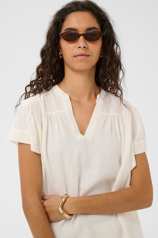 SOAKED IN LUXURY Blouse 'SLAria' in White