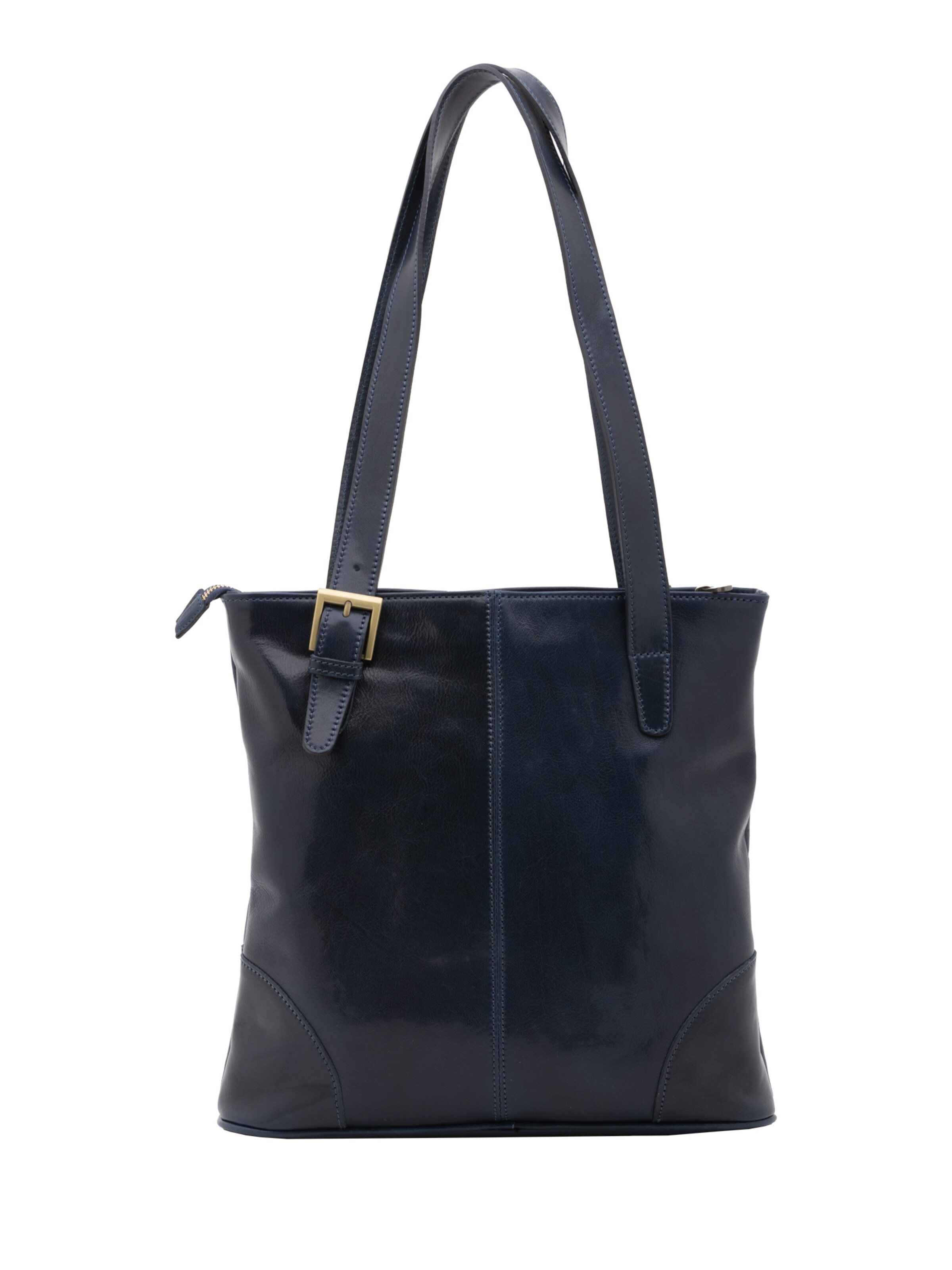 Borsa a spalla 'Borsa a Spalla Donna Pelle Vacchetta - Chiusura Zip' di I Fratelli in blu