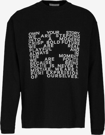 Young Poets - Camiseta 'Henry' en negro: frente