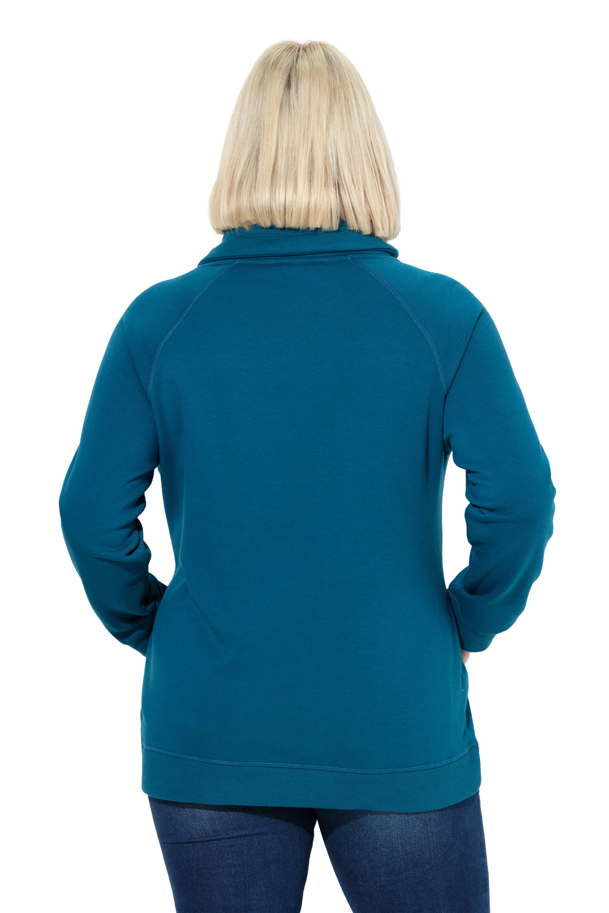 Sweat-shirt Ulla Popken en bleu