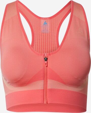 Soutien-gorge de sport ODLO en orange : devant